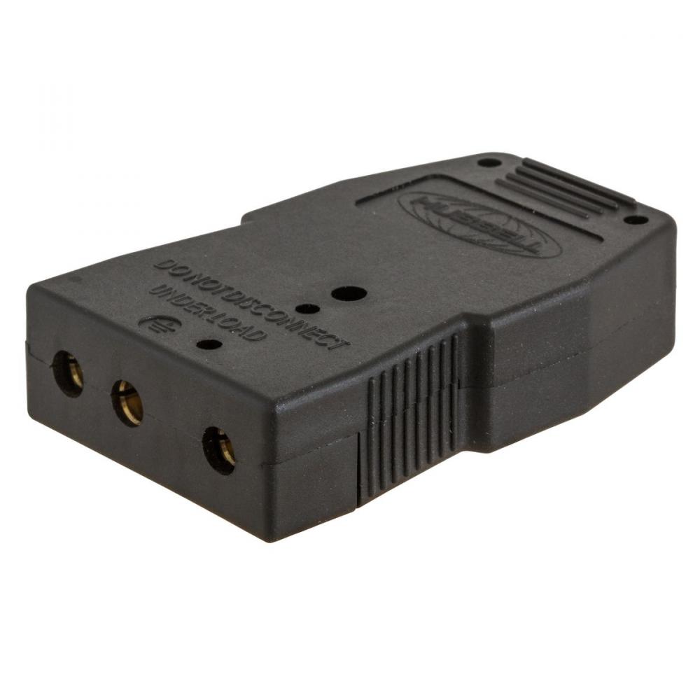 20A STAGE PIN FEM INLINE, BLK