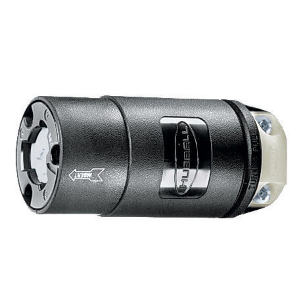 H/LOCK CONN, 2P3W,  20A 125V HOSP USE