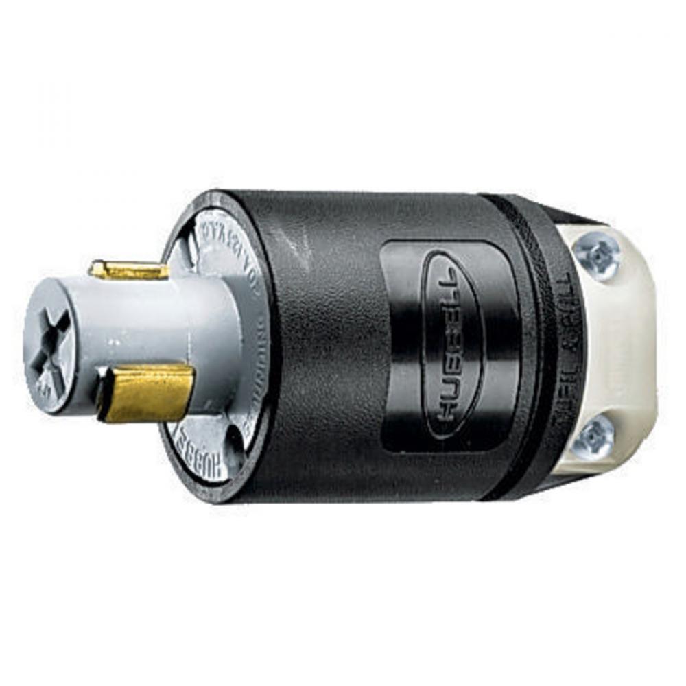 H/LOCK PLUG, 2P3W,  20A 125V HOSP USE