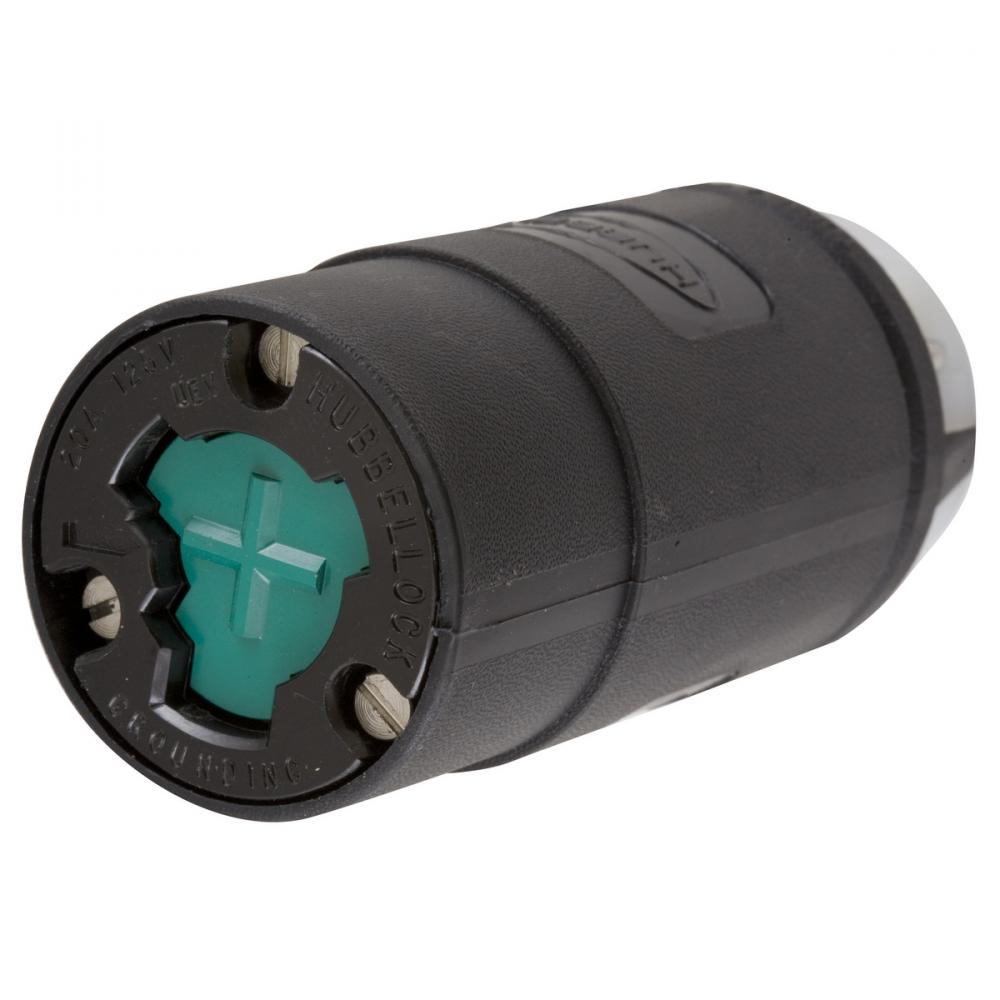 H/LOCK CONN, 2P3W, 20A 125V