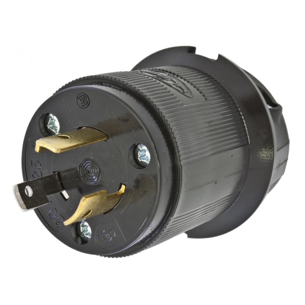 LKG PLUG, 20A 125V, L5-20P, BK