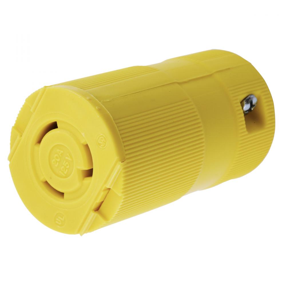 LKG VAL CONN, 20A 125V, L5-20R, YL