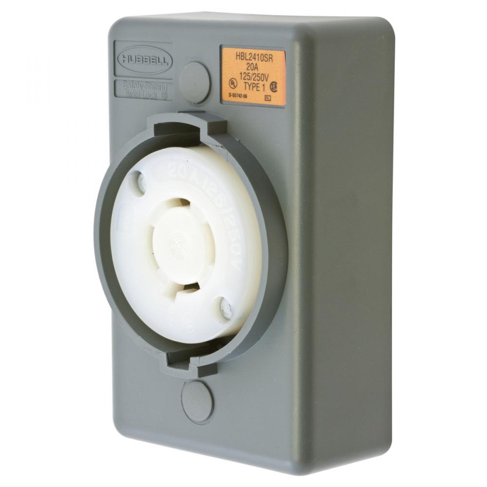 LKG S/SHRD RCPT, L14-20R, SURF MT