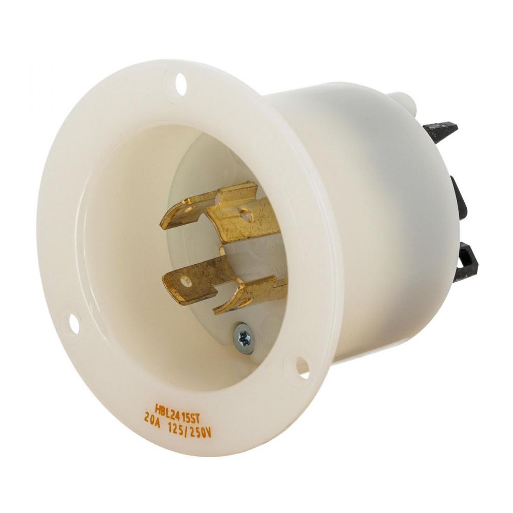 LKG FLG-INLT, 20A 125/250V, L14-20P,ST