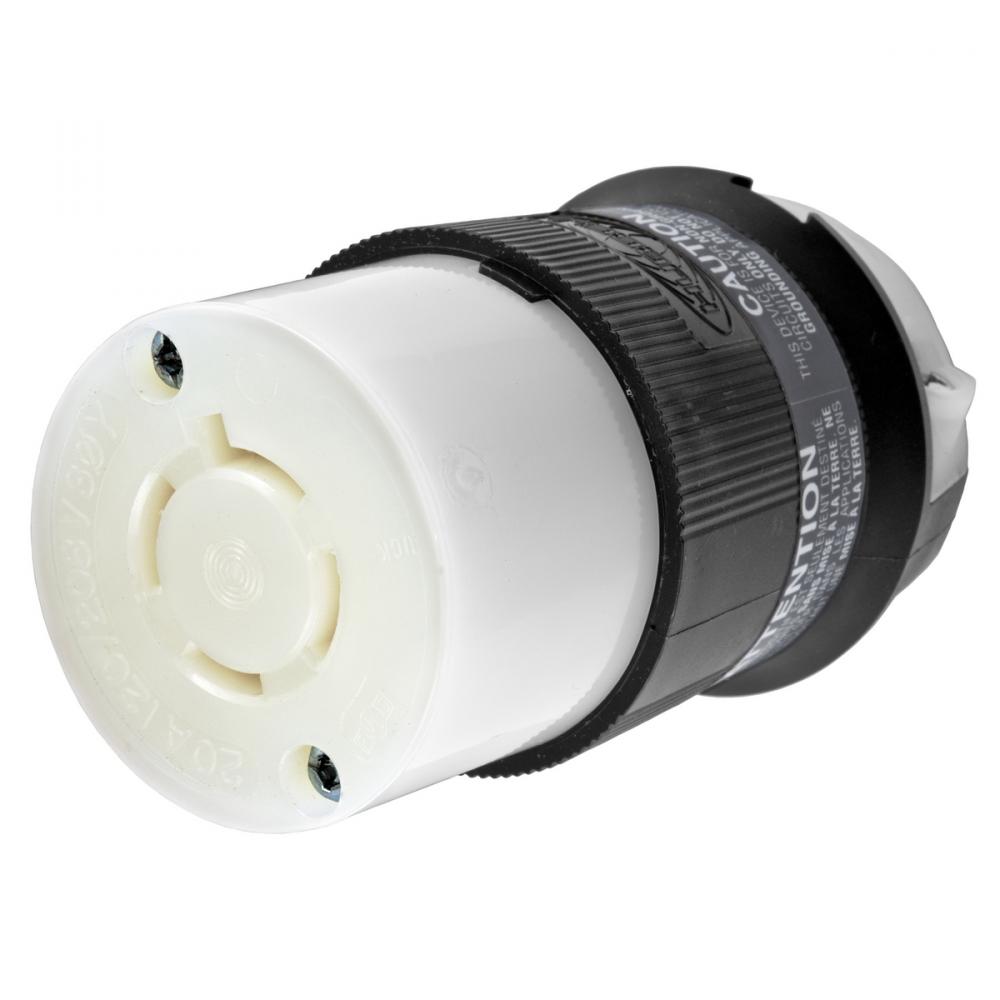 LKG CONN, 20A 120/208V, L18-20R, B/W