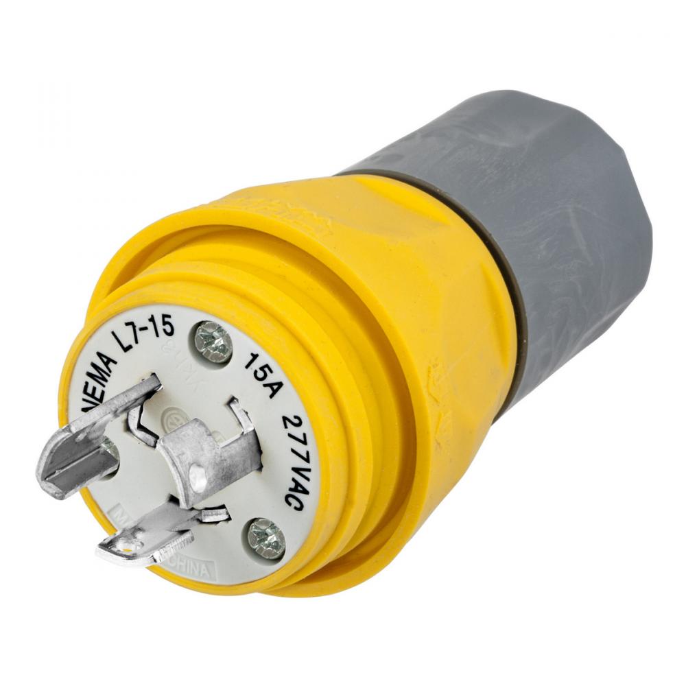 PLUG, W/TIGHT, L7-15P, 15A 277VAC