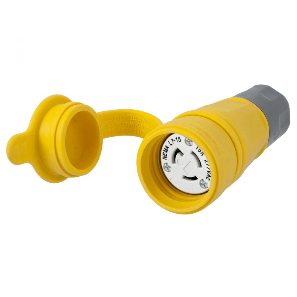 CONN, W/TIGHT, L7-15R, 15A, 277VAC