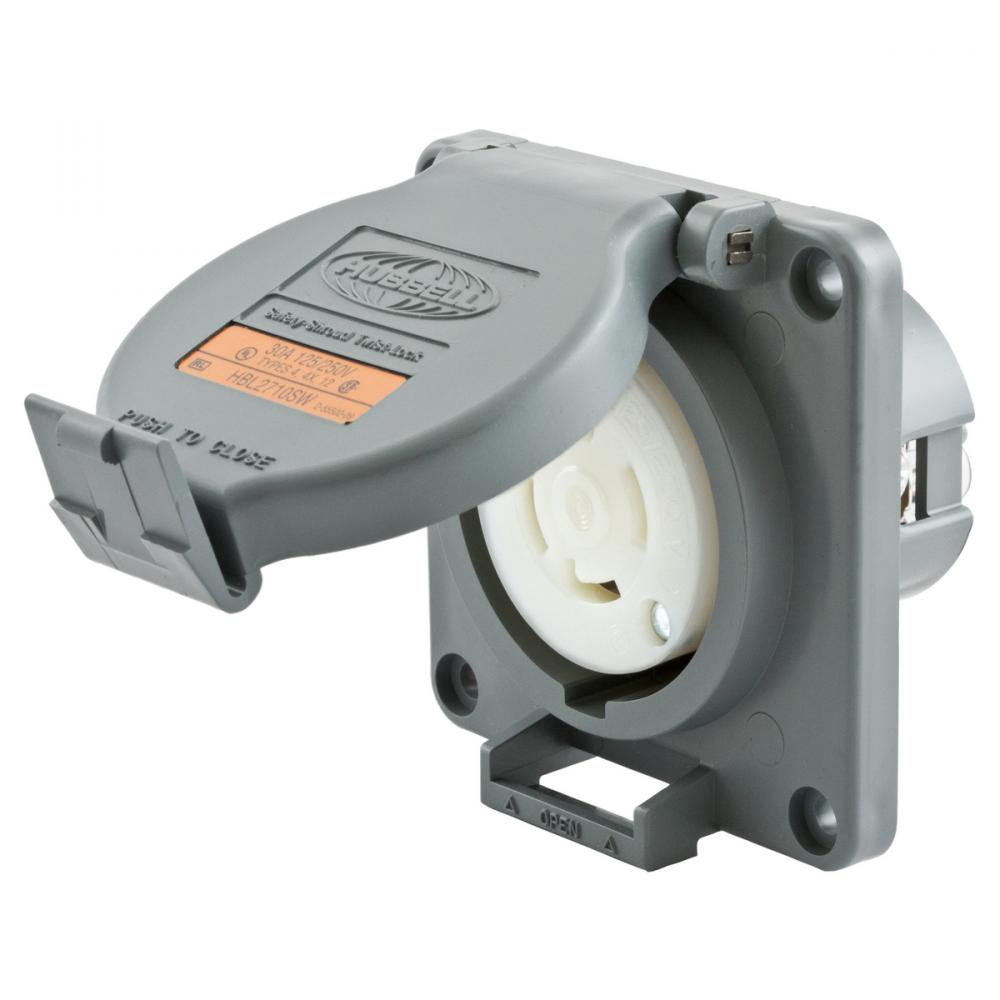 LKG WT S/SHRD RCPT, 30A125/250V,L14-30R