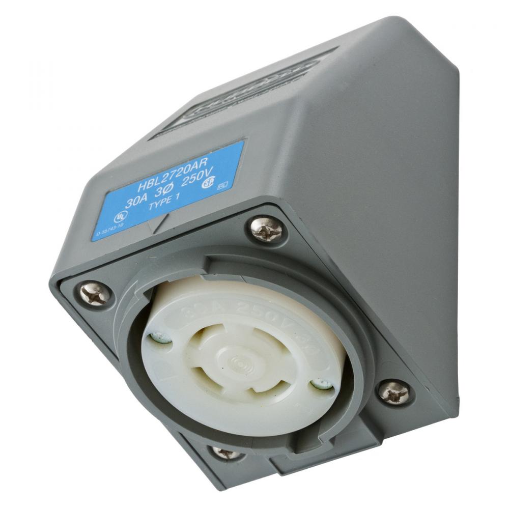 LKG S/SHRD RCPT, L15-30R, ANG SRF MT,GY