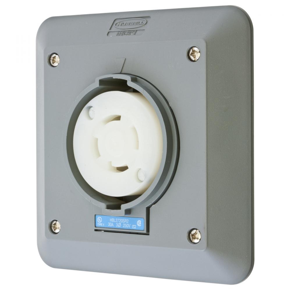 LKG S/SHRD RCPT, L15-30R, 2G SURF MT,GY