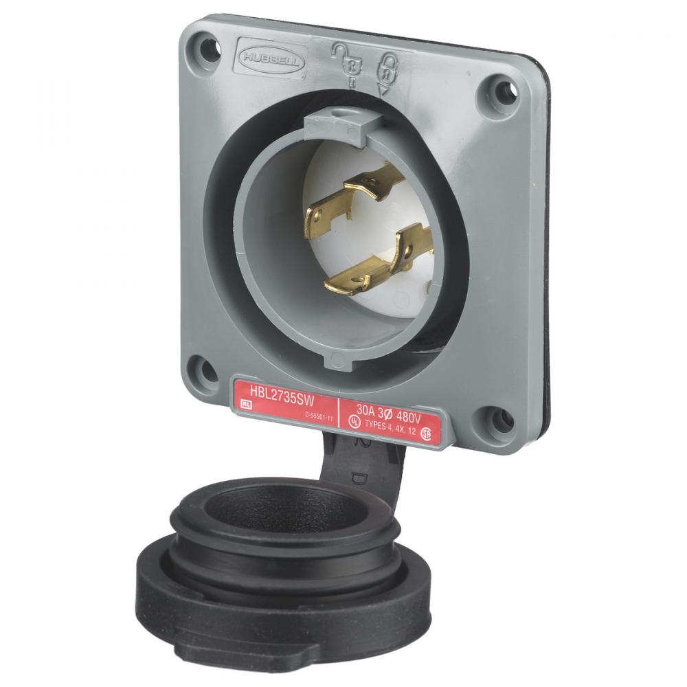LKG WT S/SHRD FL-INLT,30A3P 480V,L16-30P