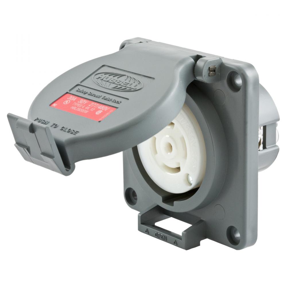 LKG WT S/SHRD RCPT,30A3P277/480V  (MS90)