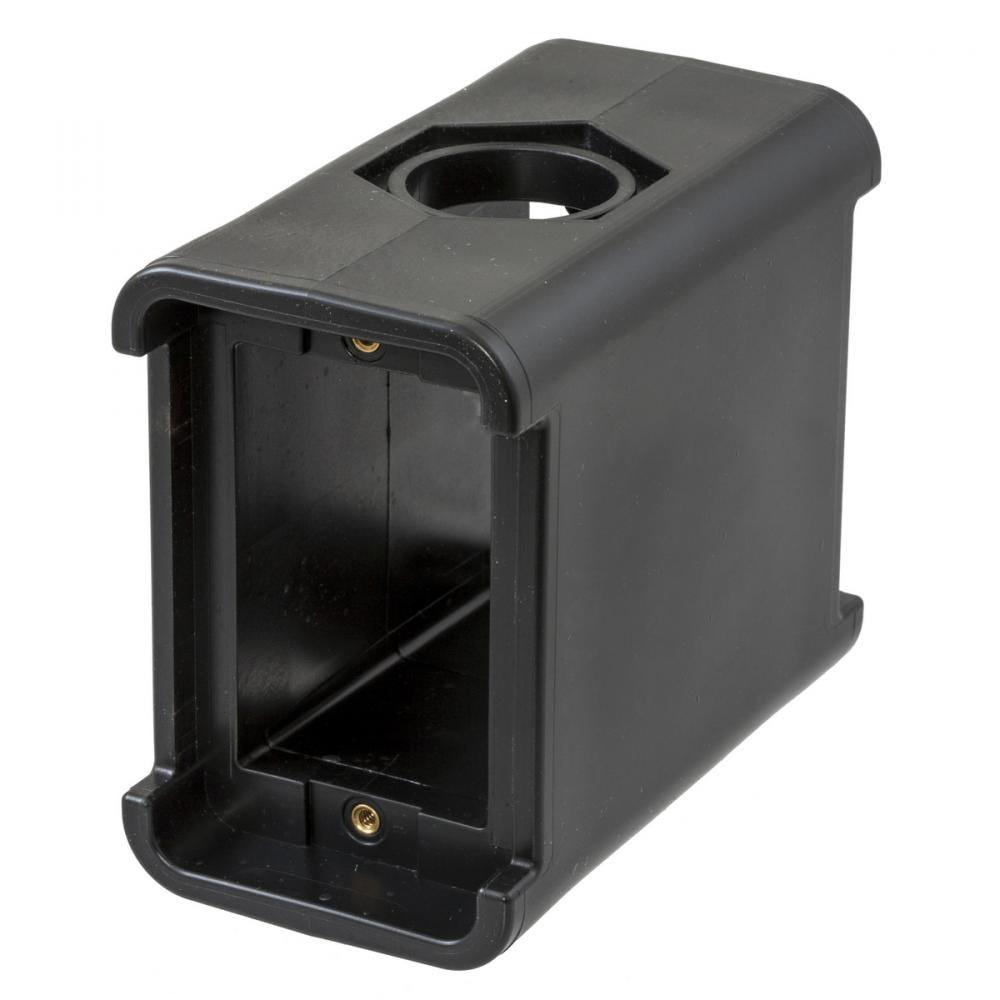 PORTABLE OUTLET BOX, BLANK,  BK