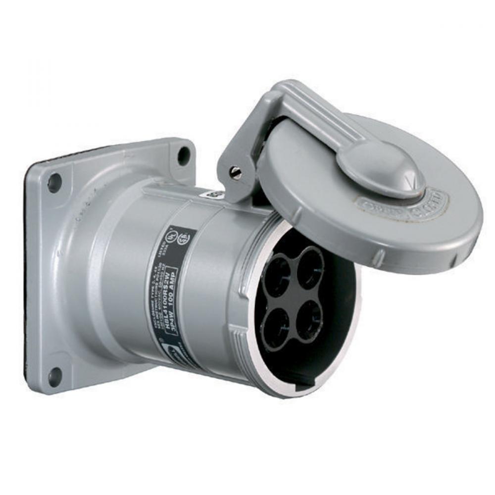PS, INS, RECP, 2P3W, 100A 600V, S1