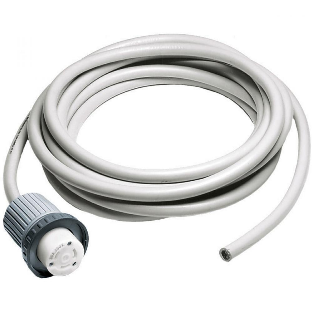 MARINE CABLE,50&#39;,50A 125/250V,WH,WINCH