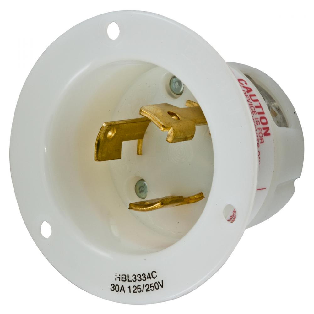 LKG FLG-INLT, 30A 125/250V, 3P3W