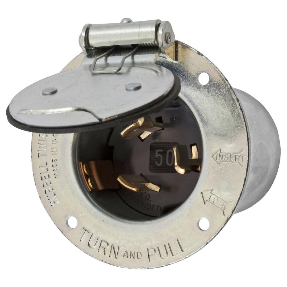LKG FLG INLT,50A 250VDC/600VAC,3P4W,COV
