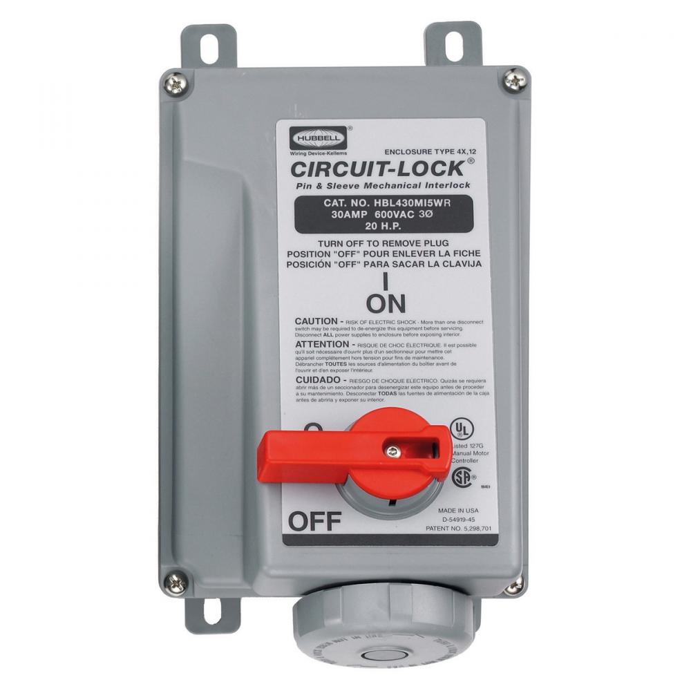 PS, IEC, MECHINT, 3P4W, 30A 3P 600V, REV