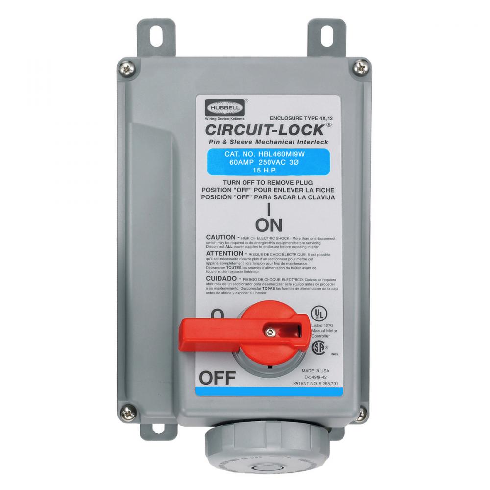 PS, IEC, MECHINT, 3P4W, 60A 3P 250V, REV
