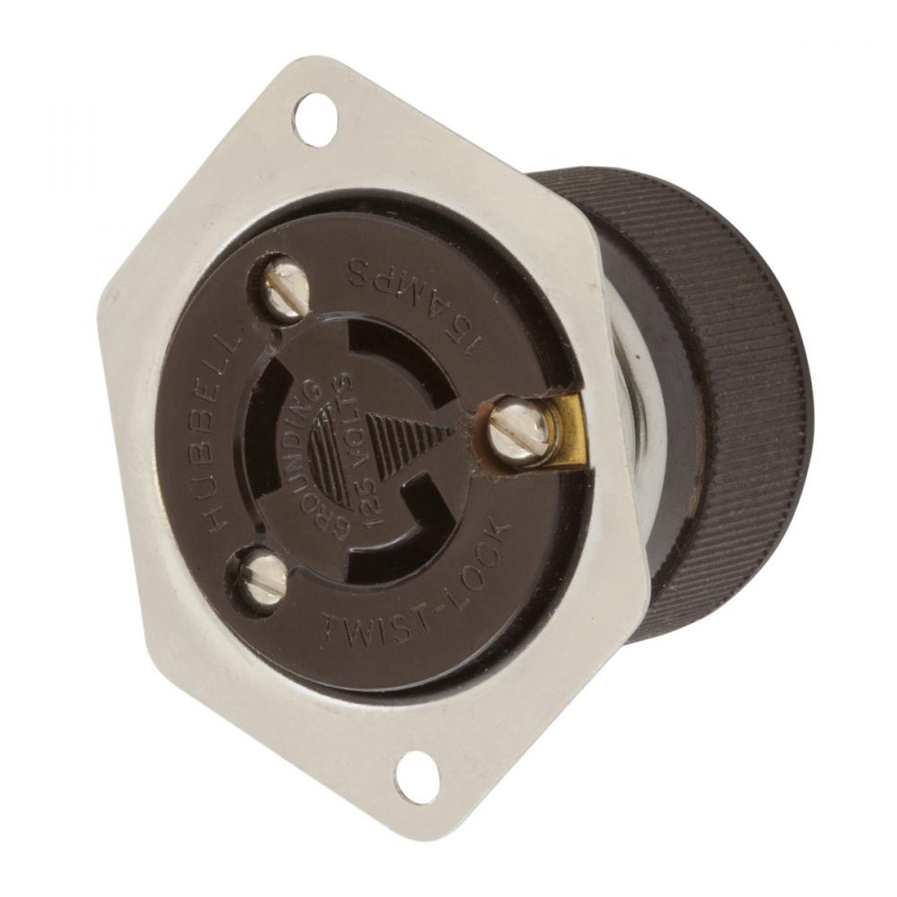 LKG FLG-RECP, 15A 125V, L5-15R, SS