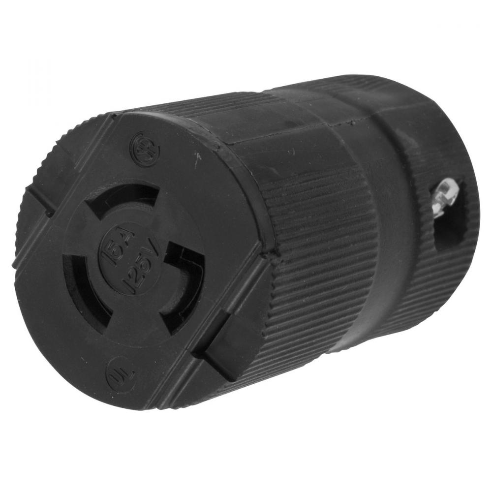 LKG VAL CONN, 15A 125V, L5-15R, BK
