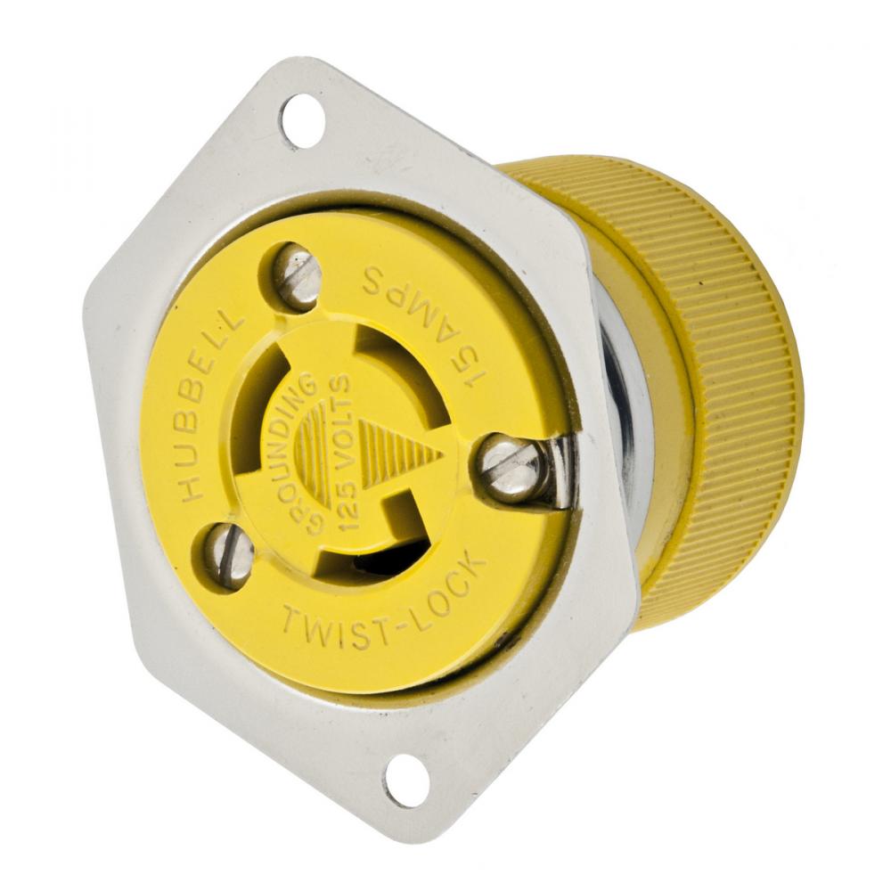 LKG FLG-RCPT, CM, 15A 125V  L5-15R