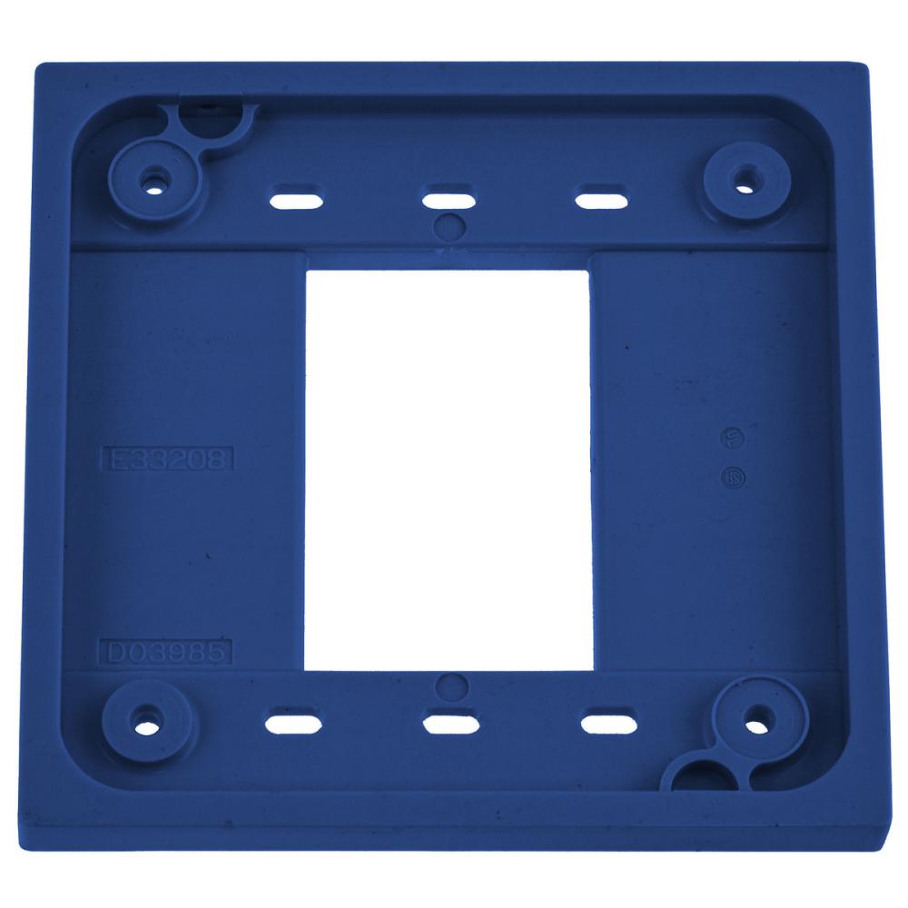 ADAPTER PLATE, 4-PLEX, BL
