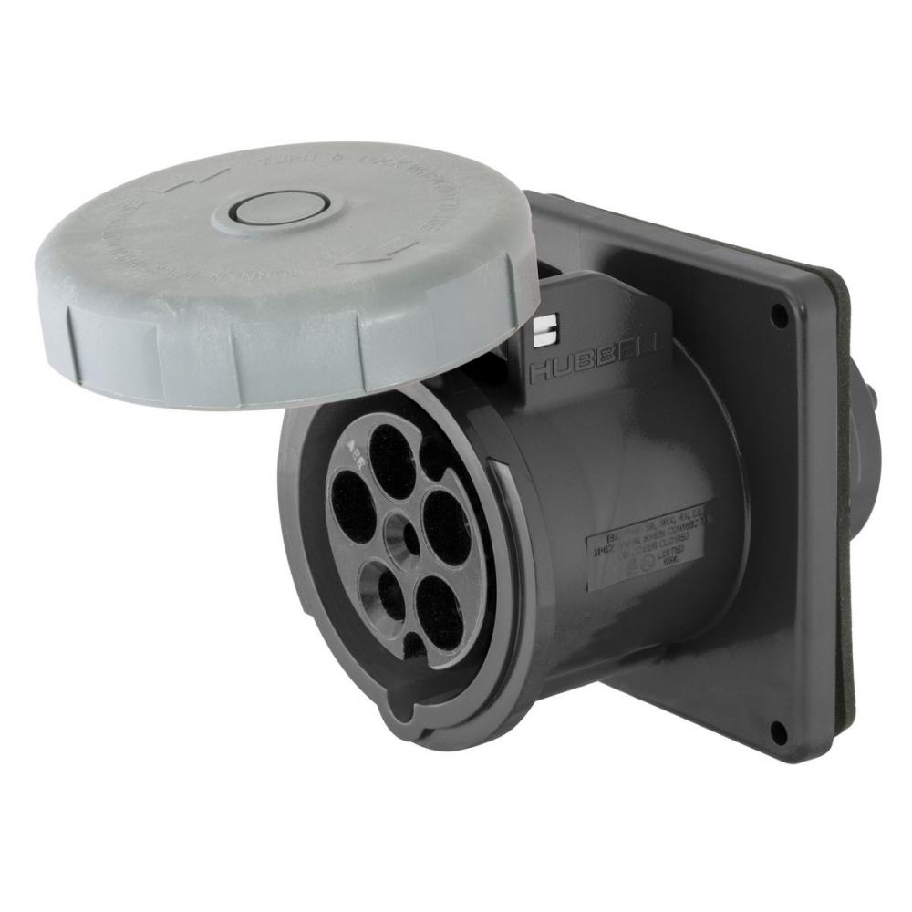PS,IEC, RECP, 4P5W, 100A 347/600V,4X/69K