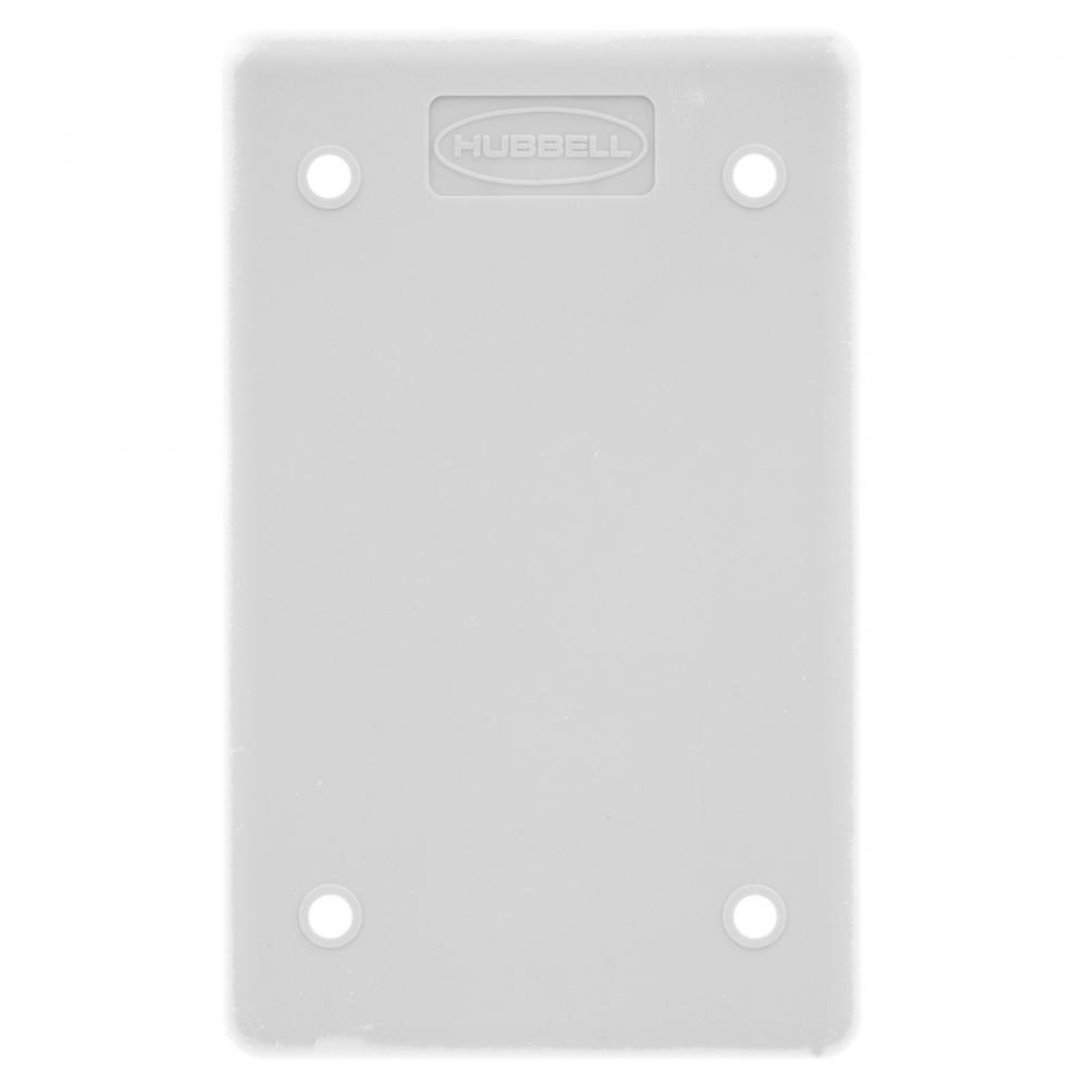 WATERTIGHT BLANK PLATE, WHITE