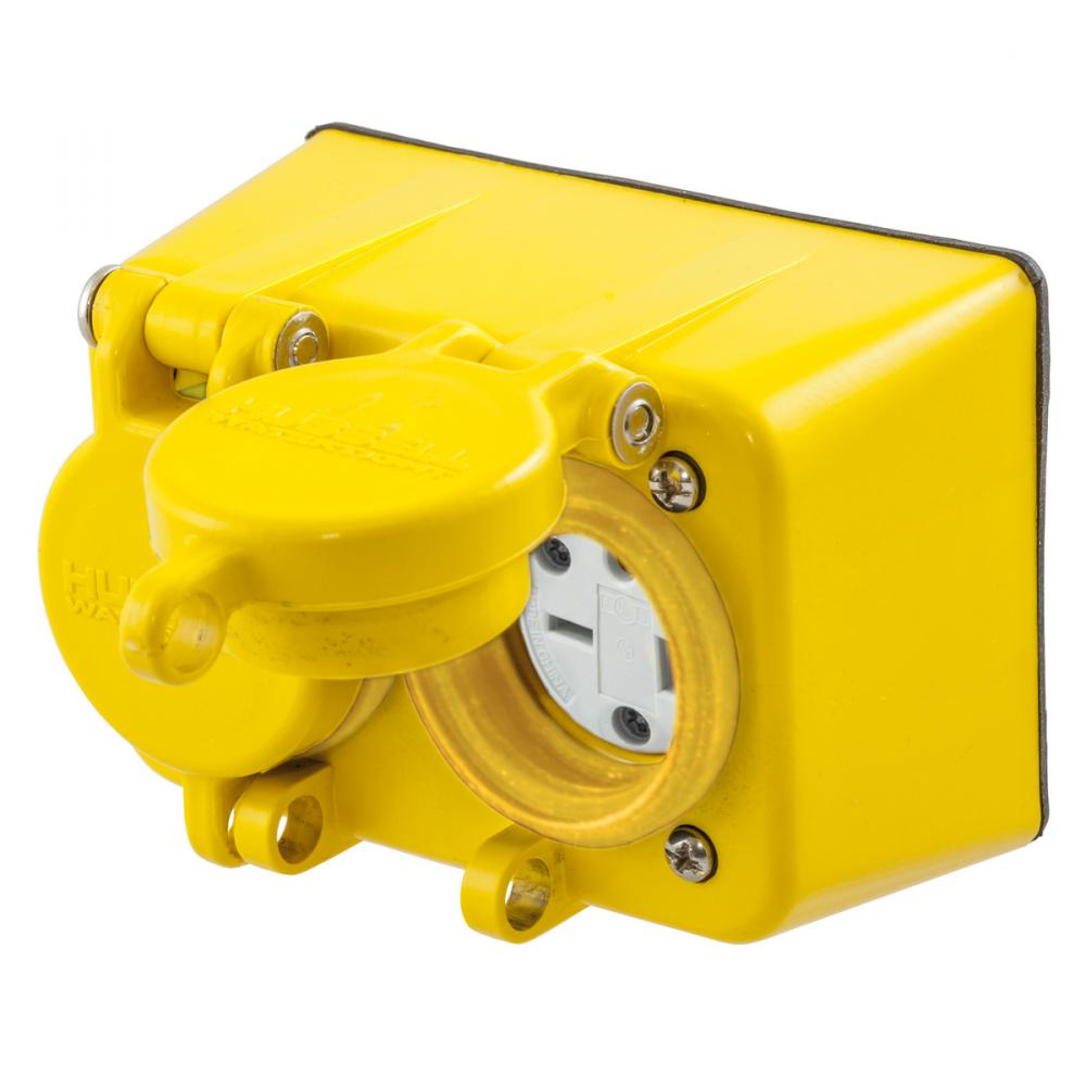 WATERTIGHT 20A/250V, 6-20 DUPLX REC