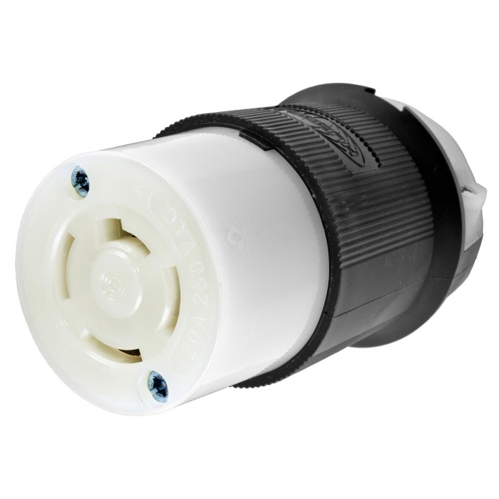 LKG CONN, 3P4W, 20A 3PH 250V, BK