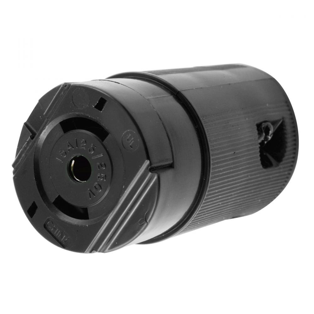 LKG CONN,MIDGET, 15A 125/250V, ML-3R,VAL