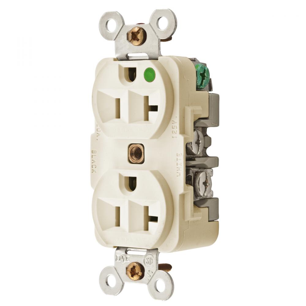 MRI RCPT, HG, 20A 125V, 5-20R, IV