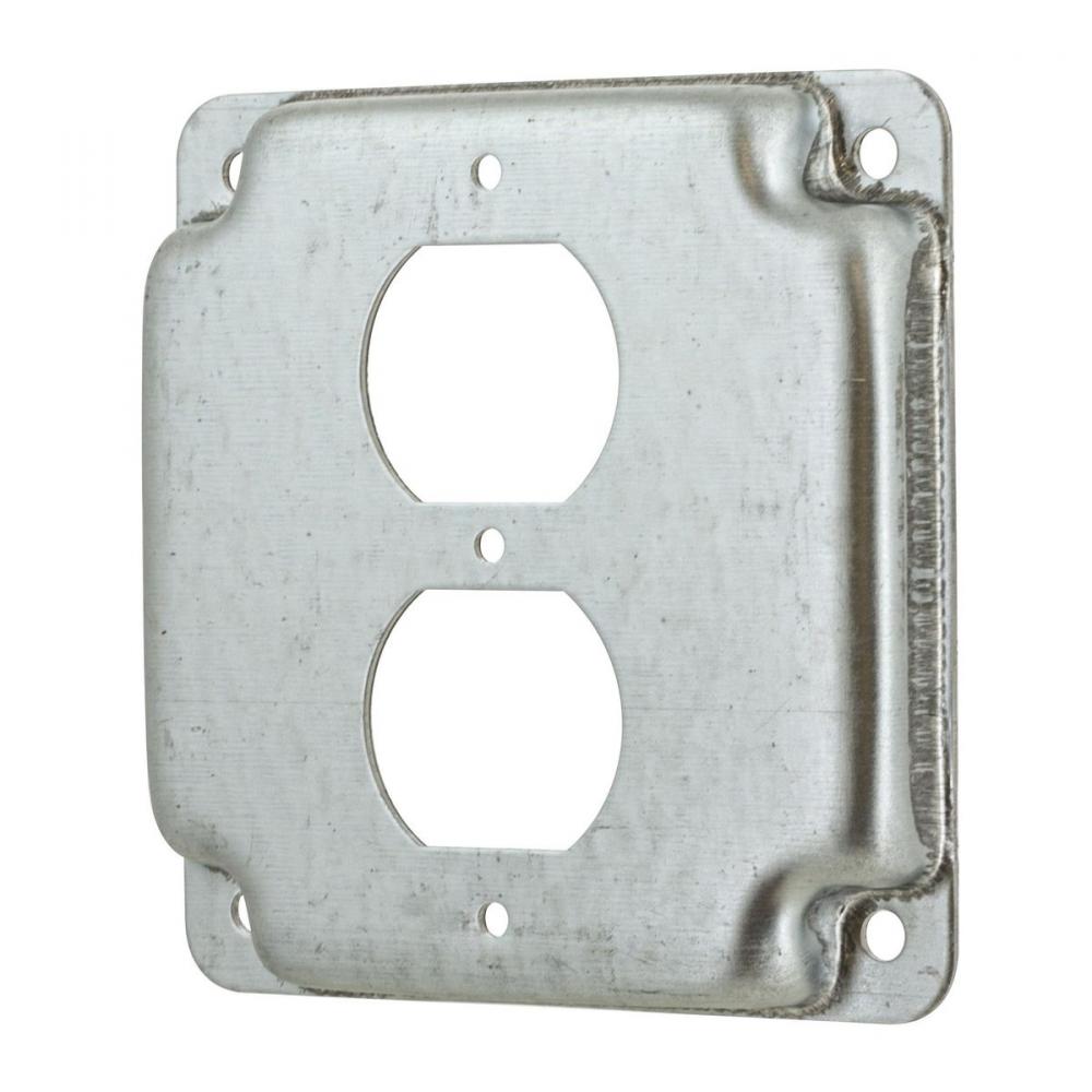 4SQ EXP COVER - DUPLEX RECEP