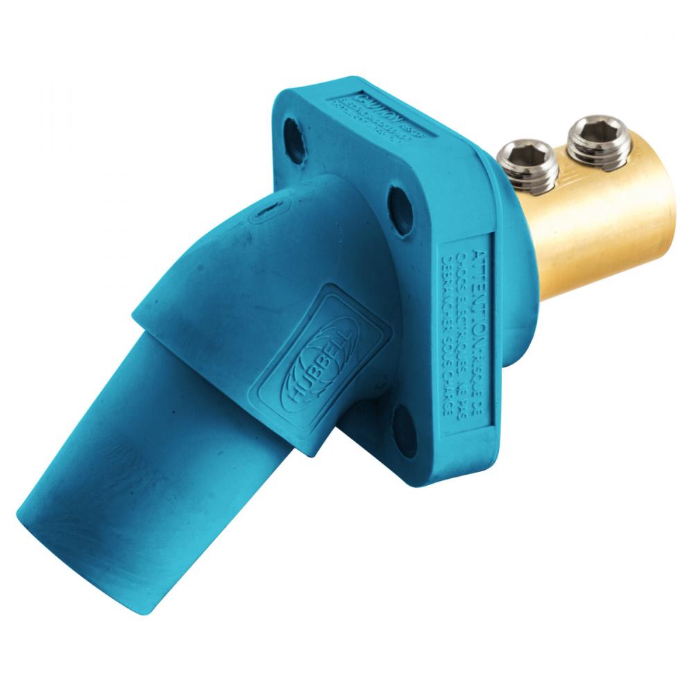 SINGLEPOLE, 300/400A ANG REC, SCRW, BL