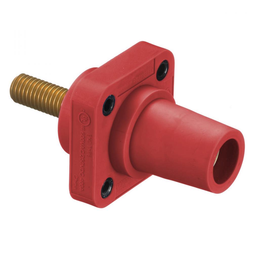 SINGLEPOLE, 300/400A FEM STUD RECEP, RD