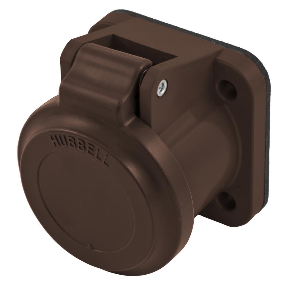 SINGLEPOLE, NON-MET COVER, BROWN