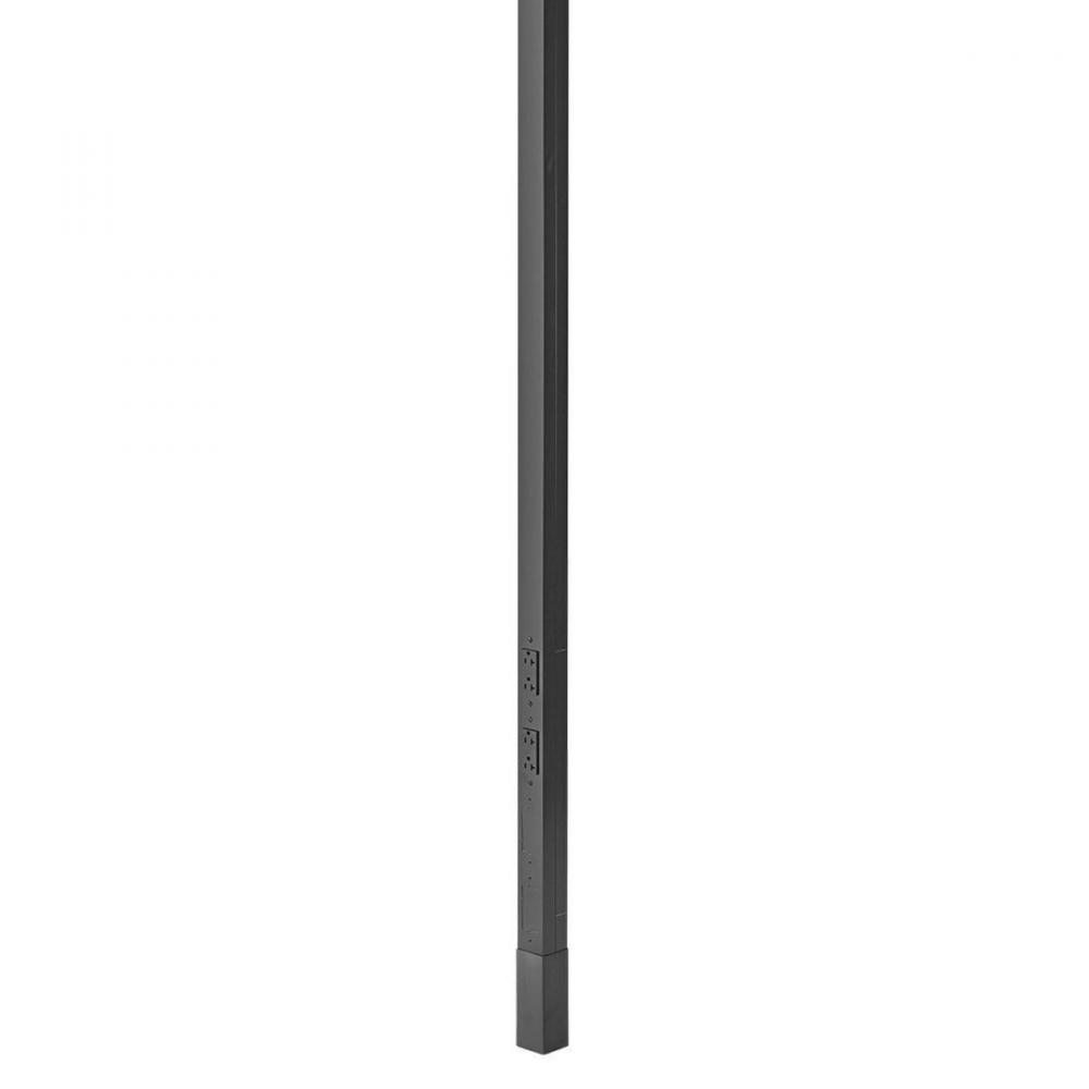 SVCE POLE, 12&#39;2&#34;, 2 SL REC, BLK