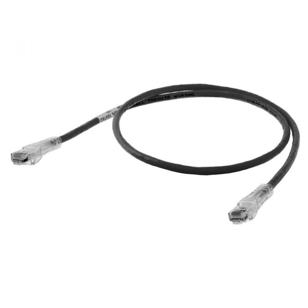 P-CORD, NEXTSPEED,CAT6,SLIM,BK,100FT