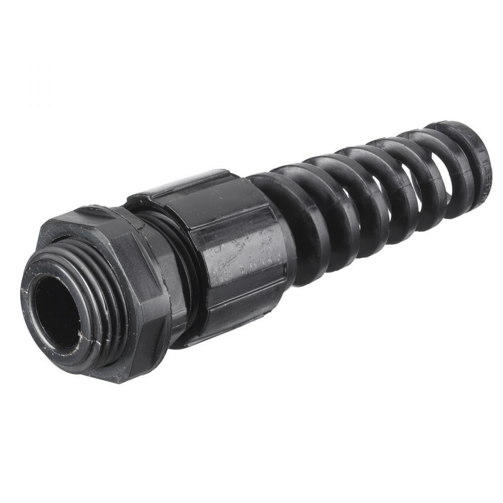 JR CONN W/SPRL, .14-.20&#34;, 1/4&#34;, BK, 25PK