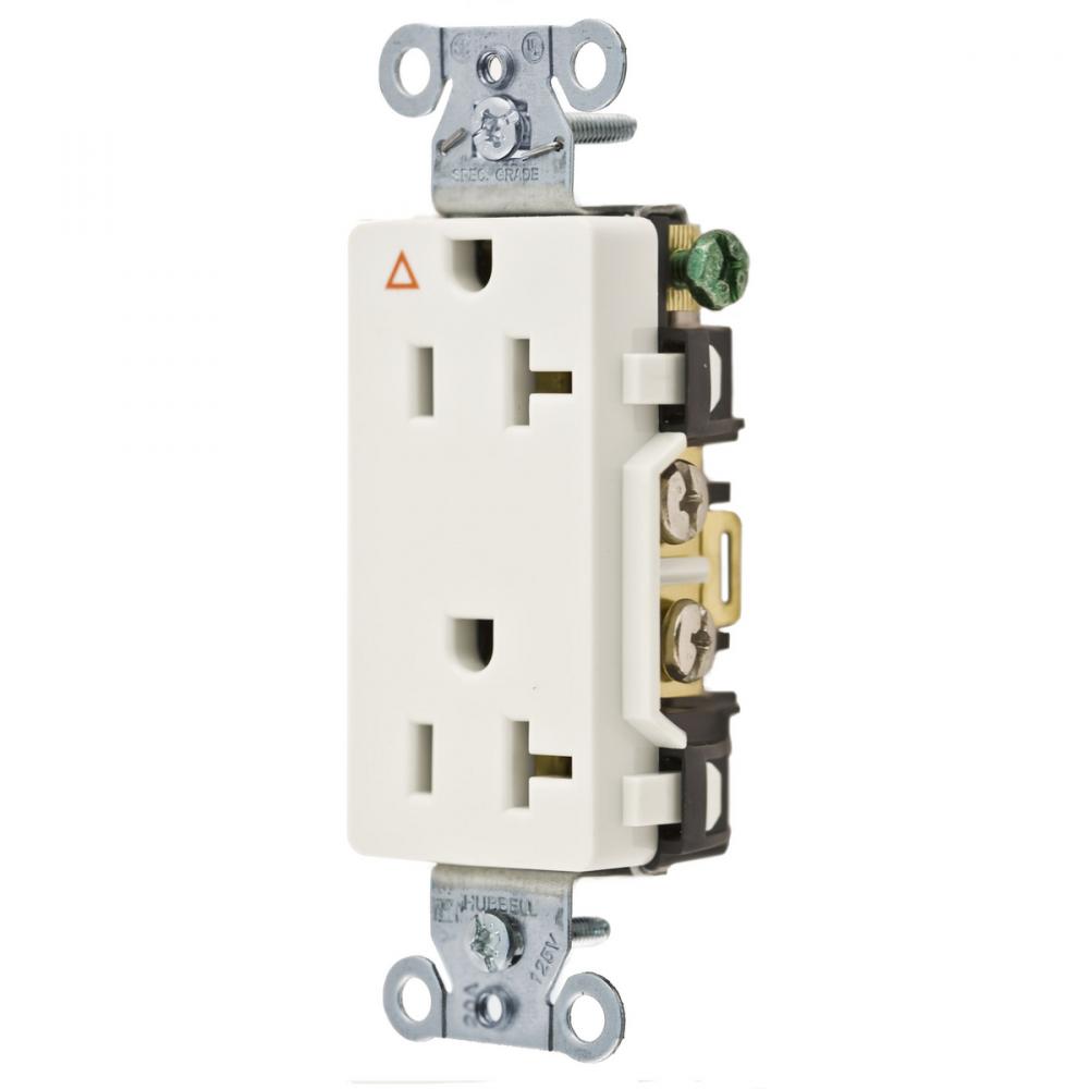 COMM STYLE LINE S&B WIRED 20A IG DUP WH
