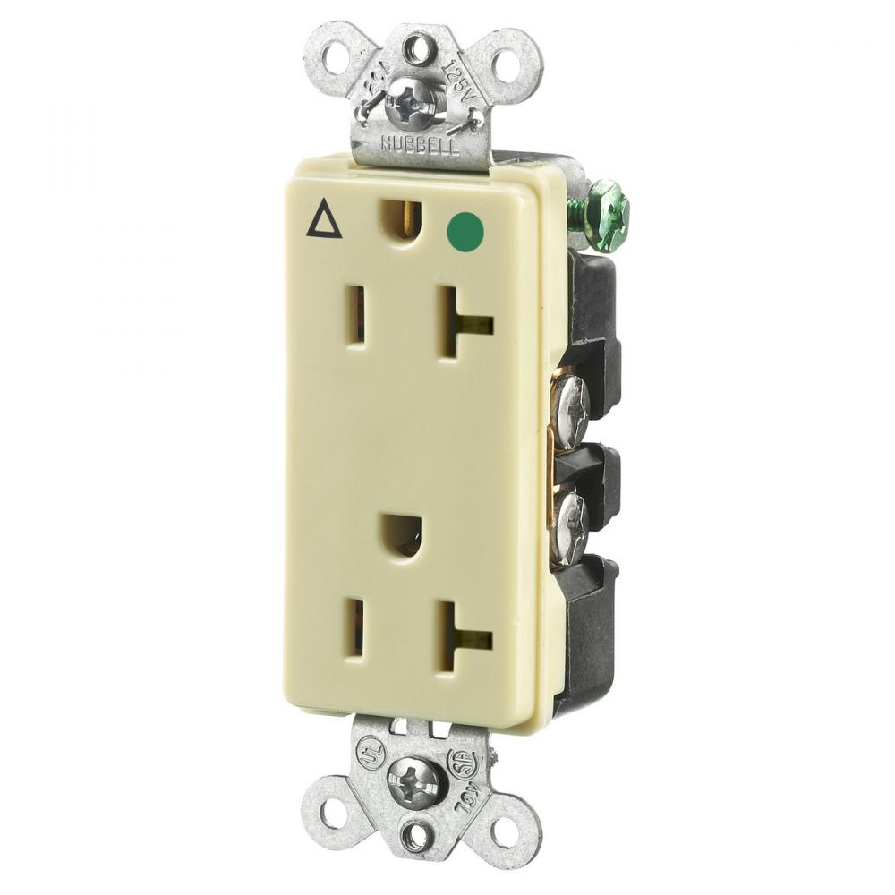 STYLE HG DUP RCPT,IG,20A 125V, 5-20R, IV