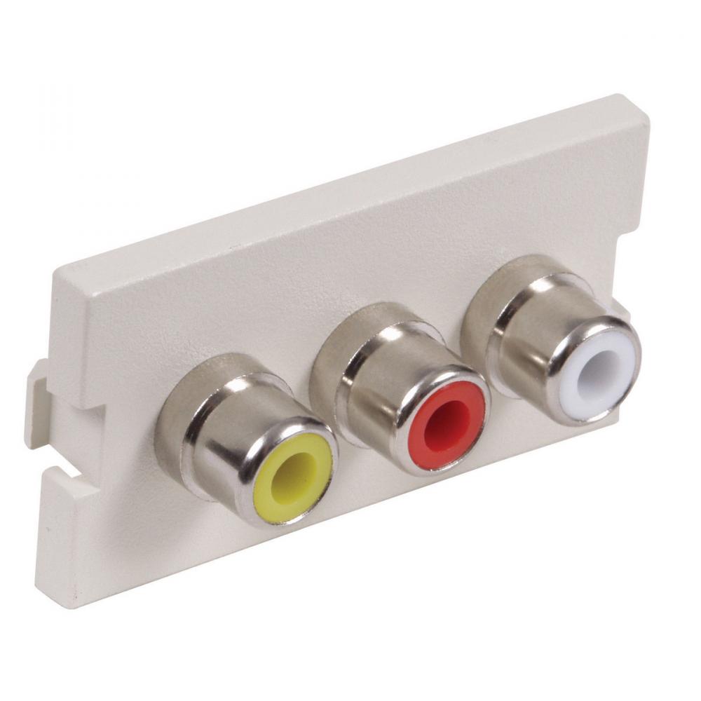 ISTATION MODULE, W/3RCA SOLDER,1U,OW