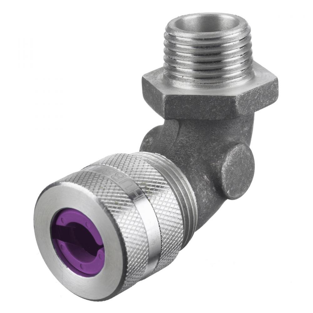 90 MALE CORD CONN, .75-.88&#34;, 3/4&#34;, ALU