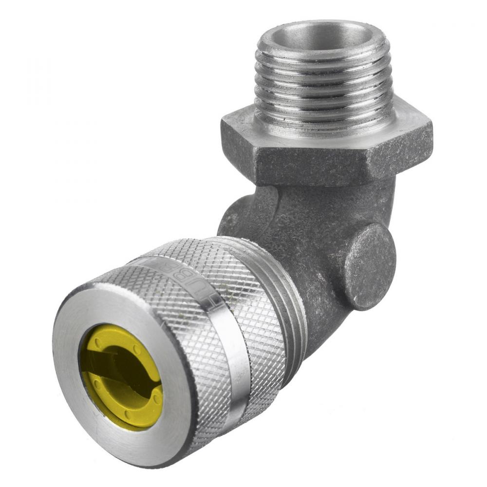 90 MALE CORD CONN, .63-.75&#34;, 1&#34;, ALU