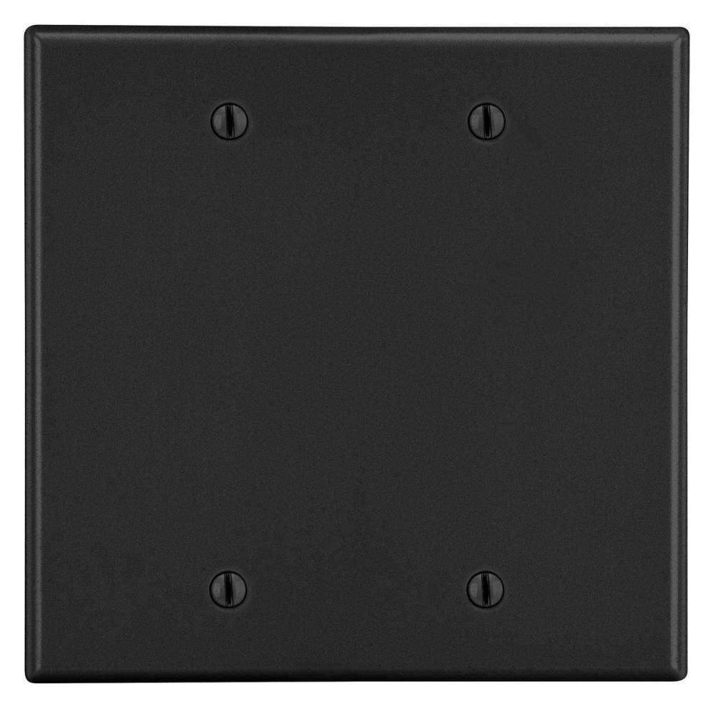 WALLPLATE, 2-G, 2) BOX MT BLANK, BK