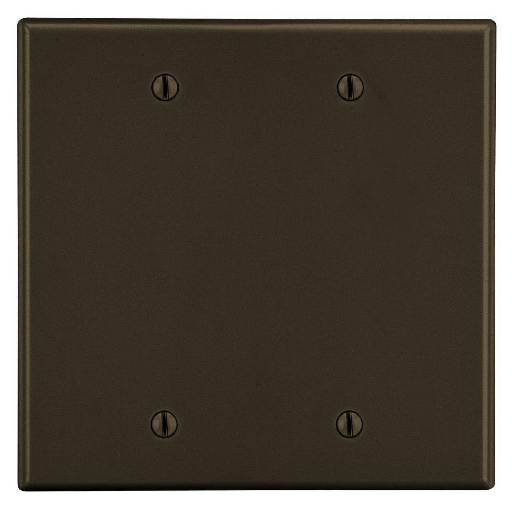WALLPLATE, 2-G, 2) BOX MT BLANK, BR