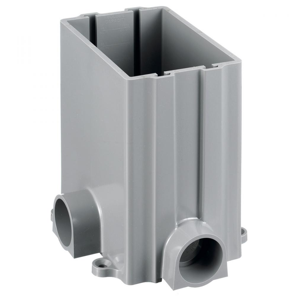 FLOOR BOX, 1-G RECT, PLASTIC