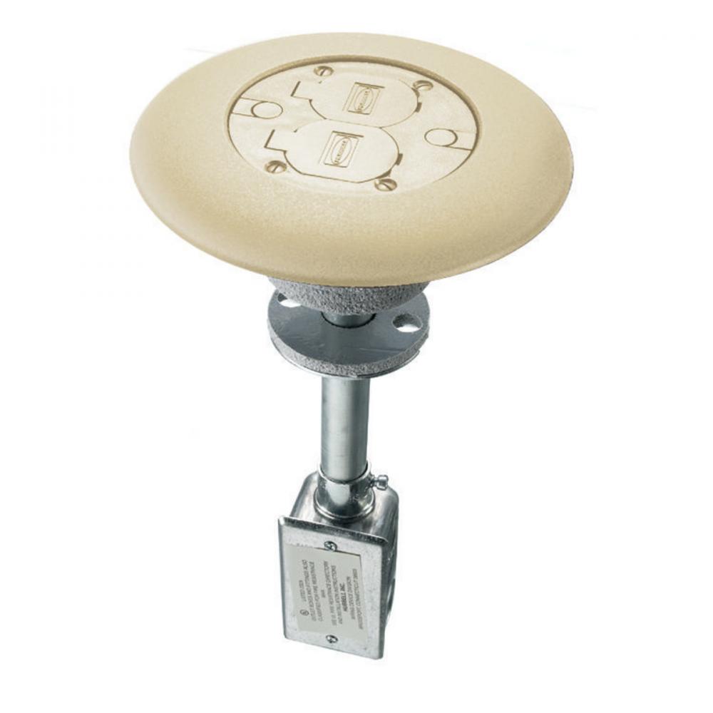 FLUSH FRPT W/15A DUP/TELE/DATA, IV,W/BOX