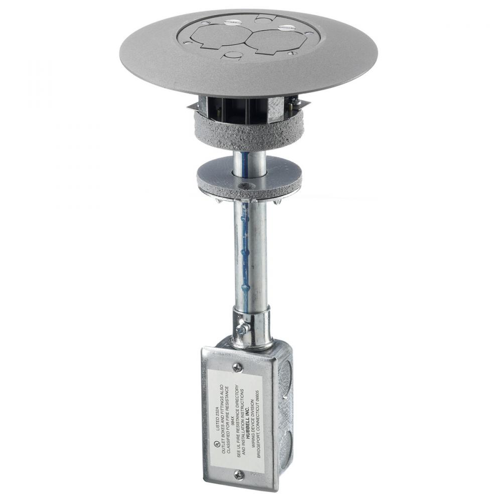 FLUSH FRPT IG 20A DUP/TELE/DATA, GY